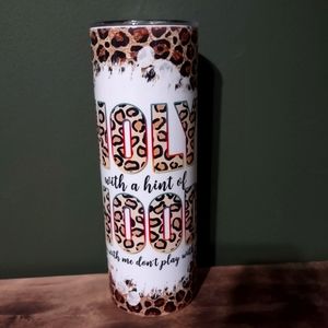 Half Holy Half Hood Tumbler